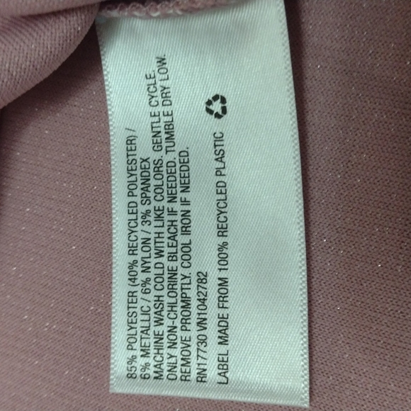 NWT Wild Fable Responsible Style Pink Sparkle Mini Dress - Size XL - Picture 7 of 7